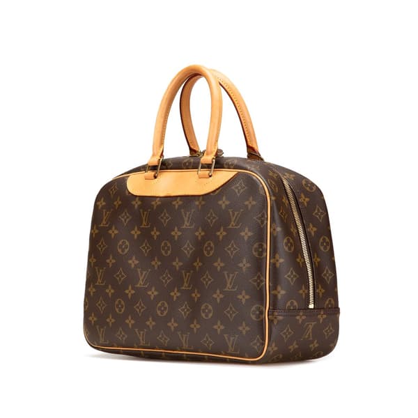 Pre-owned Louis Vuitton Monogram Deauville Brown