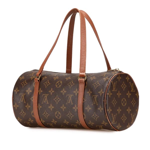Pre-owned Louis Vuitton Monogram Papillon 30 Brown