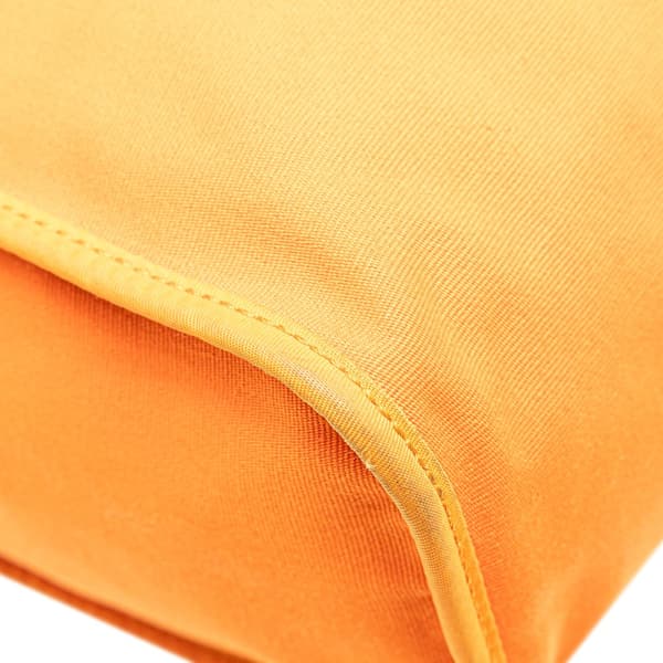 Pre-owned Hermès Toile Herbag Zip 31 Orange
