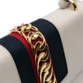 Miniatyrbild 10 av 10: Pre-owned Gucci Small Leather Sylvie Satchel White