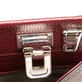 Miniatyrbillede 9 af 10: Pre-owned Gucci Small Leather Zumi Satchel Red
