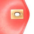 Pikkukuva 10 / 10: Pre-owned Chanel Quilted Calfskin Metal Top Handle Envelope Flap Red