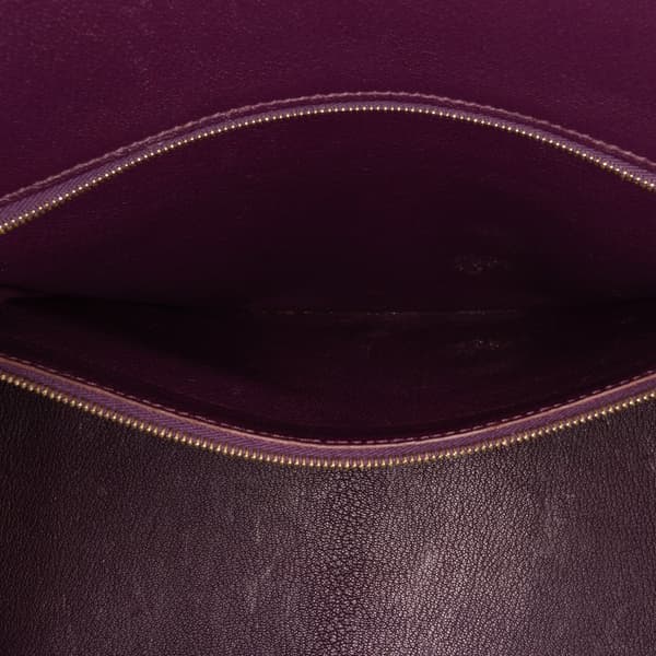 Pre-owned Hermès Togo Birkin Retourne 35 Purple