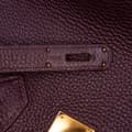Miniatyrbilde 7 av 10: Pre-owned Hermès Togo Birkin Retourne 35 Purple