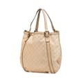 Miniatyrbilde 2 av 10: Pre-owned Gucci Medium Guccissima Web Britt Satchel Brown