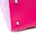 Pikkukuva 7 / 10: Pre-owned Dior Medium Tricolor Lambskin Cannage Lady Dior Pink