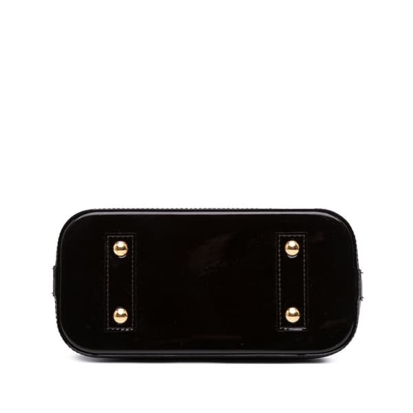 Pre-owned Louis Vuitton Monogram Vernis Alma BB Purple