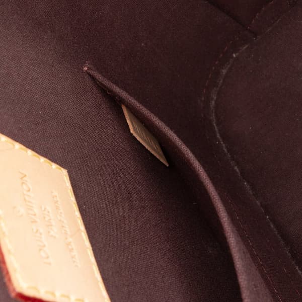 Pre-owned Louis Vuitton Monogram Vernis Alma BB Purple