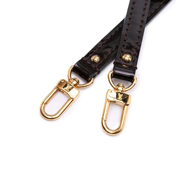 Pre-owned Louis Vuitton Monogram Vernis Alma BB Purple