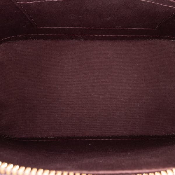 Pre-owned Louis Vuitton Monogram Vernis Alma BB Purple