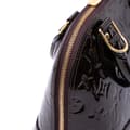Miniatyrbild 7 av 10: Pre-owned Louis Vuitton Monogram Vernis Alma BB Purple