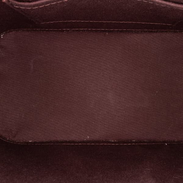 Pre-owned Louis Vuitton Monogram Vernis Alma BB Purple