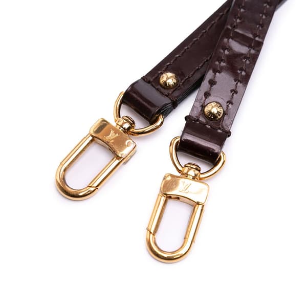 Pre-owned Louis Vuitton Monogram Vernis Alma BB Purple