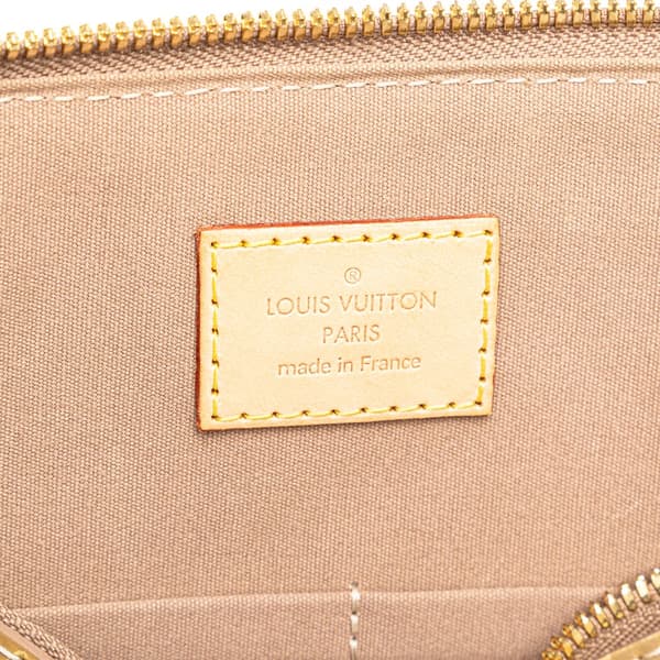 Pre-owned Louis Vuitton Monogram Vernis Alma PM Gold