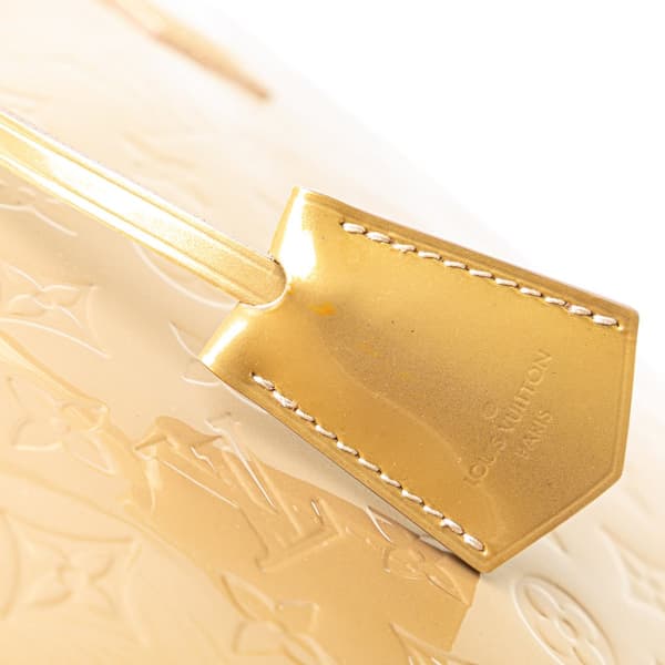 Pre-owned Louis Vuitton Monogram Vernis Alma PM Gold