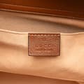 Miniatyrbillede 5 af 10: Pre-owned Gucci Small Leather Bamboo Diana Satchel Brown