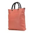 Miniatyrbillede 2 af 10: Pre-owned Gucci Leather Bamboo Satchel Pink