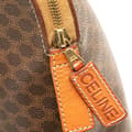 Miniatyrbild 7 av 10: Pre-owned Celine Large Macadam Coated Canvas Dome Satchel Brown