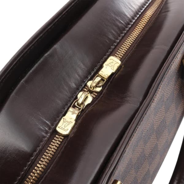 Pre-owned Louis Vuitton Damier Ebene Sarria Horizontal Brown