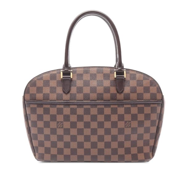 Pre-owned Louis Vuitton Damier Ebene Sarria Horizontal Brown