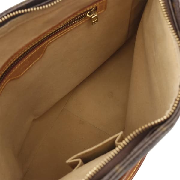 Pre-owned Louis Vuitton LOUIS VUITTON Looping GM Shoulder Bag M51145 Monogram PVC coated canvas leather Brown Used Women