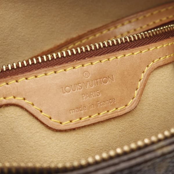 Pre-owned Louis Vuitton LOUIS VUITTON Looping GM Shoulder Bag M51145 Monogram PVC coated canvas leather Brown Used Women