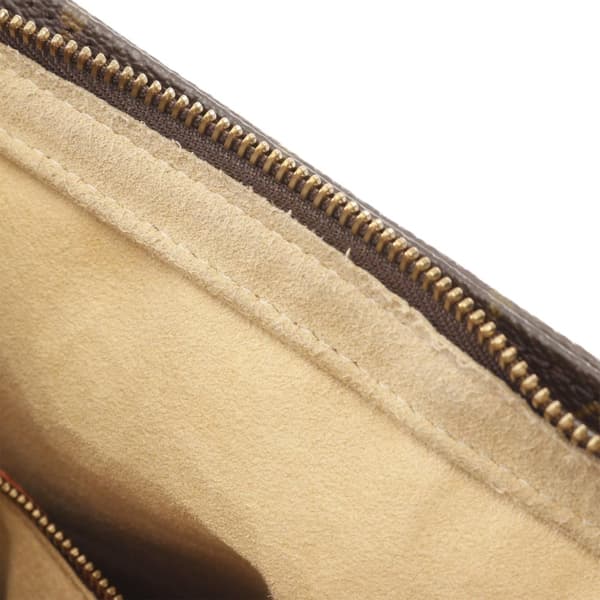 Pre-owned Louis Vuitton LOUIS VUITTON Looping GM Shoulder Bag M51145 Monogram PVC coated canvas leather Brown Used Women