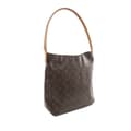Miniatyrbilde 2 av 10: Pre-owned Louis Vuitton LOUIS VUITTON Looping GM Shoulder Bag M51145 Monogram PVC coated canvas leather Brown Used Women