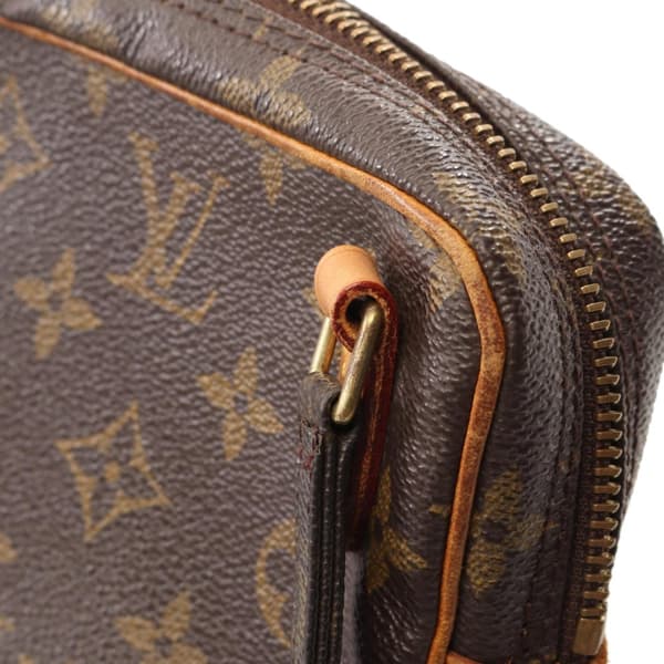 Pre-owned Louis Vuitton LOUIS VUITTON MarlyBandouliereMonogram Shoulder Bag M51828 PVC coated canvas leather Brown Used Women
