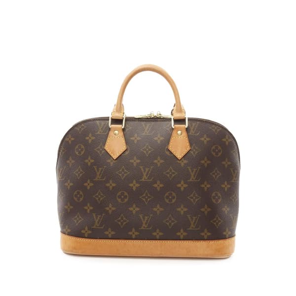 Pre-owned Louis Vuitton Monogram Alma PM Brown