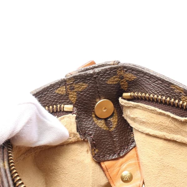 Pre-owned Louis Vuitton LOUIS VUITTON Looping GM Shoulder Bag M51145 Monogram PVC coated canvas leather Brown Used Women