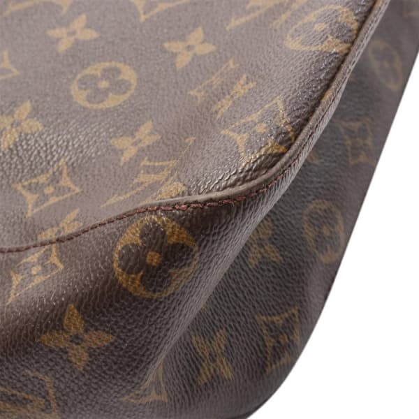 Pre-owned Louis Vuitton LOUIS VUITTON Looping GM Shoulder Bag M51145 Monogram PVC coated canvas leather Brown Used Women