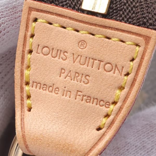 Pre-owned Louis Vuitton LOUIS VUITTON Mini Pochette Accessoires Handbag M58009 Monogram PVC coated canvas leather Brown Used Women