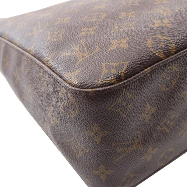 Pre-owned Louis Vuitton LOUIS VUITTON Looping GM Shoulder Bag M51145 Monogram PVC coated canvas leather Brown Used Women