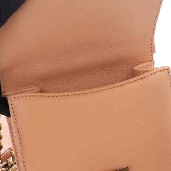 Pre-owned Chanel Small Quilted Goatskin Rita Top Handle Flap Pink