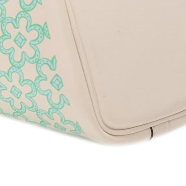 Pre-owned Hermès Swift Lucky Daisy Picotin Lock 14 White