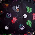 Miniatyrbild 4 av 5: Loungefly Disney Nightmare Before Christmas Wreath String Lights Glow axelväska för tjejer