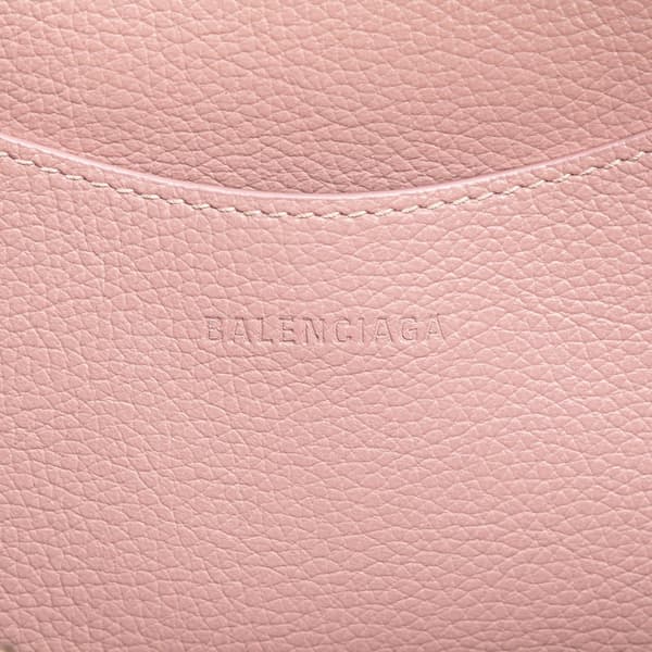 Pre-owned Balenciaga Small Grained Calfskin Motocross Neo Classic City Satchel Pink