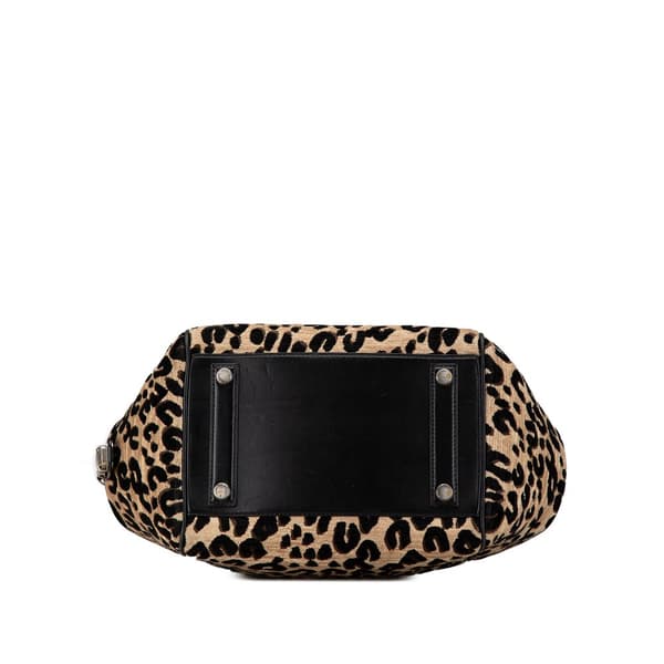 Pre-owned Louis Vuitton Stephen Sprouse Leopard North/South Brown