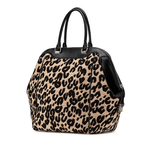Pre-owned Louis Vuitton Stephen Sprouse Leopard North/South Brown