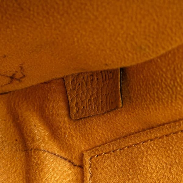 Pre-owned Celine Nano Leather Luggage Tote Yellow