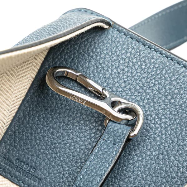 Pre-owned LOEWE Small Leather Hammock Bag Blue