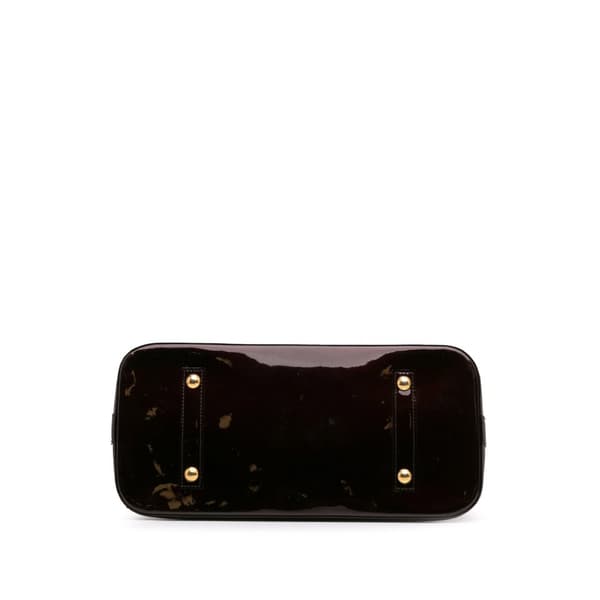 Pre-owned Louis Vuitton Monogram Vernis Alma GM Purple