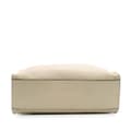 Miniatyrbilde 3 av 10: Pre-owned Gucci Medium Calfskin Bamboo Daily Shopper Satchel White