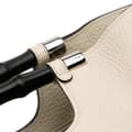 Miniatyrbilde 9 av 10: Pre-owned Gucci Medium Calfskin Bamboo Daily Shopper Satchel White