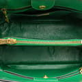 Miniatyrbilde 4 av 10: Pre-owned Prada Saffiano Cuir Dome Bag Green