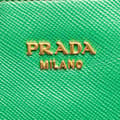 Miniatyrbilde 9 av 10: Pre-owned Prada Saffiano Cuir Dome Bag Green