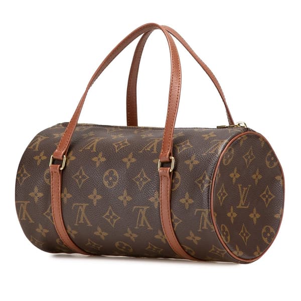 Pre-owned Louis Vuitton Monogram Papillon 26 Brown