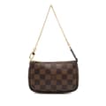 Miniatyrbilde 1 av 9: Pre-owned Louis Vuitton Damier Ebene Mini Pochette Accessoires Brown