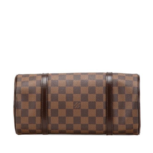 Pre-owned Louis Vuitton Damier Ebene Papillon 26 Brown